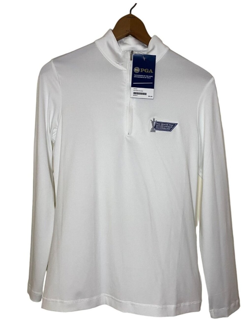 Cutter & Buck Women's 74th Senior PGA Championship Long Sleeve 1/4 Zip Mock Neck